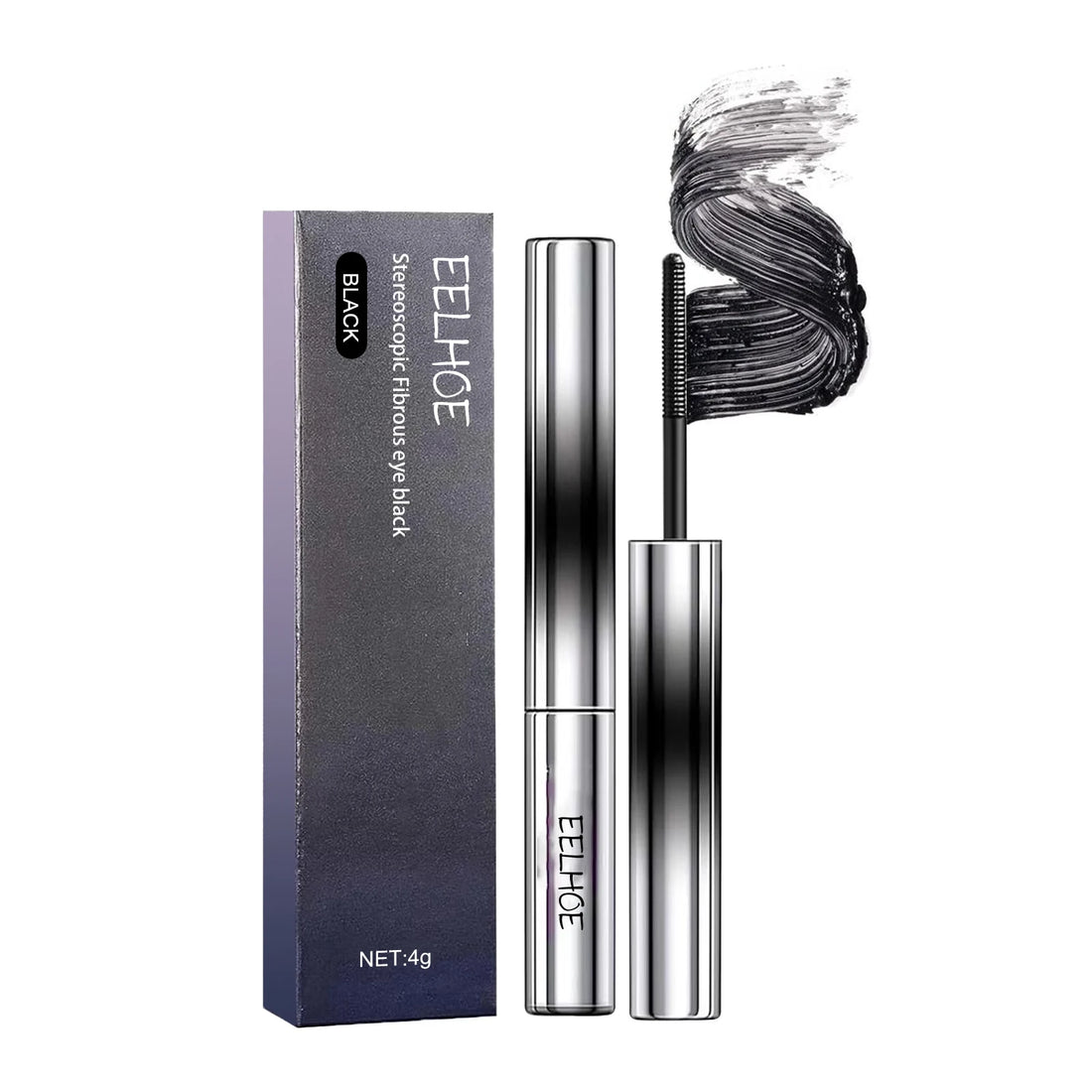 EELHOE Natural Dense Thick Curling Eyelashes Extension Make-Up Long-lasting Lengthens Nourishing Longer Eye Lash Fibrous Mascara