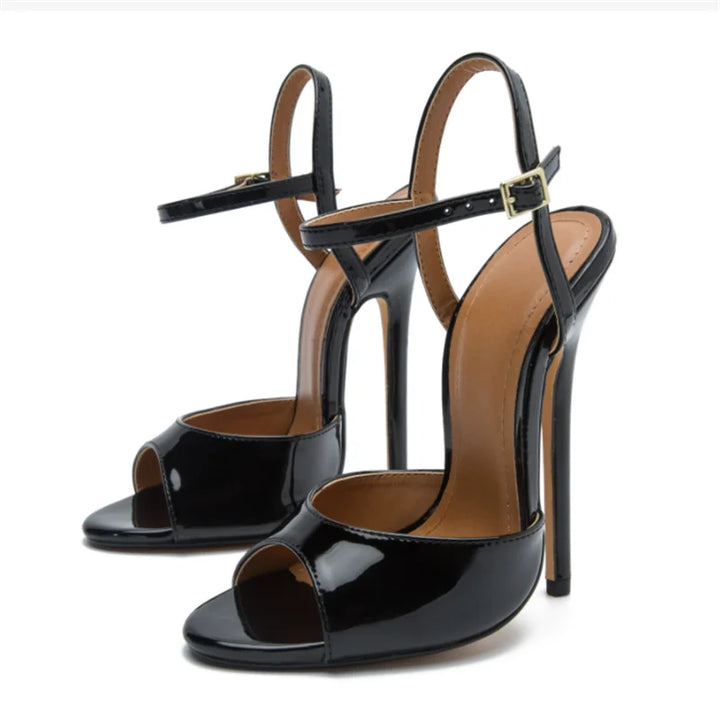2024 New Summer Ladies Party Woman Sandals Sexy Women's Shoes Open Toe Hollow 14CM Fashion Show High Heels 8-16 17