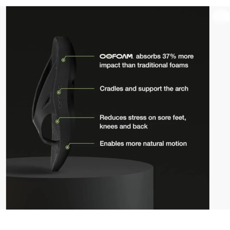 OOFOS Sandals - Lightweight Recovery Shoes Slippers Men Women Soft Bottom Indoor Home Slides Sandals Light Beach Shoe