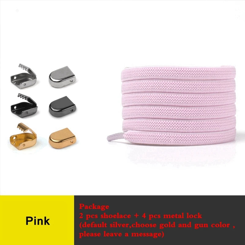 Quality Smile No Tie Shoelaces Elastic Sneaker Shoe Laces Outdoor Leisure Flat Shoelace Kids Adult Quick Laces Drop Shipping