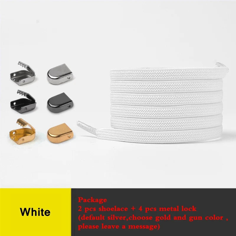 Quality Smile No Tie Shoelaces Elastic Sneaker Shoe Laces Outdoor Leisure Flat Shoelace Kids Adult Quick Laces Drop Shipping