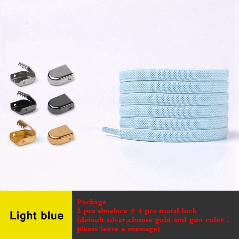 Quality Smile No Tie Shoelaces Elastic Sneaker Shoe Laces Outdoor Leisure Flat Shoelace Kids Adult Quick Laces Drop Shipping