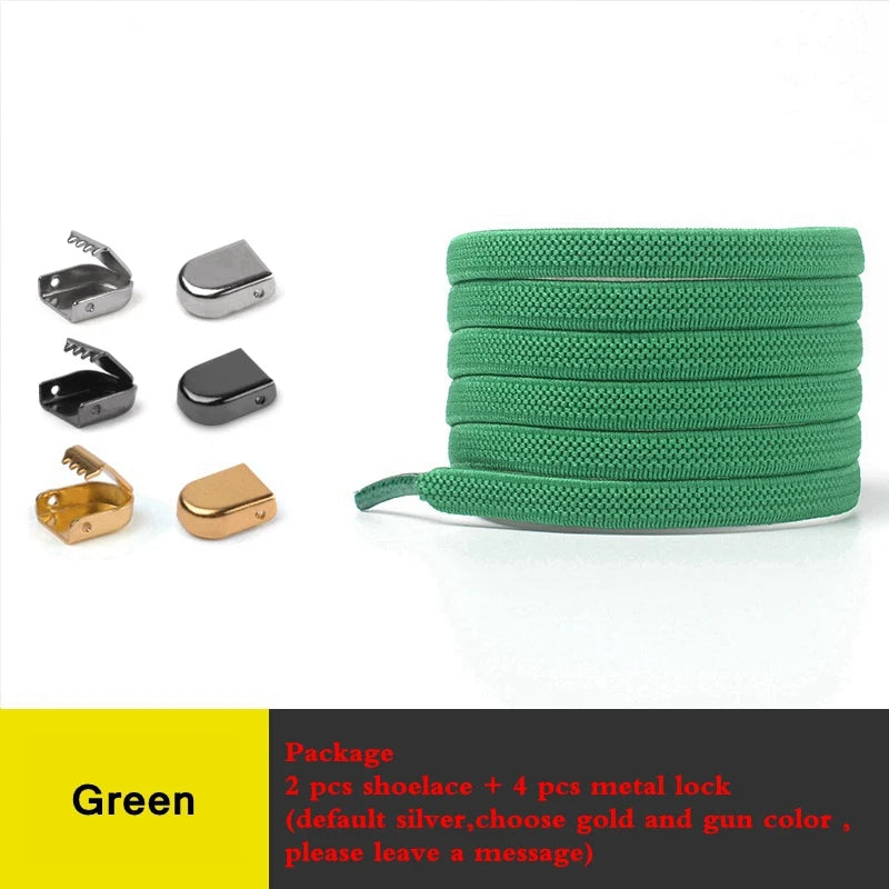 Quality Smile No Tie Shoelaces Elastic Sneaker Shoe Laces Outdoor Leisure Flat Shoelace Kids Adult Quick Laces Drop Shipping