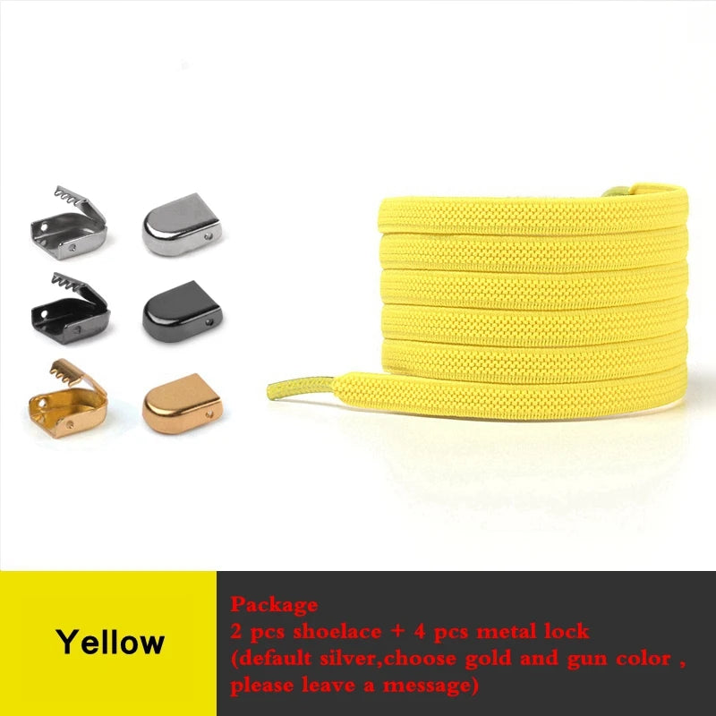Quality Smile No Tie Shoelaces Elastic Sneaker Shoe Laces Outdoor Leisure Flat Shoelace Kids Adult Quick Laces Drop Shipping