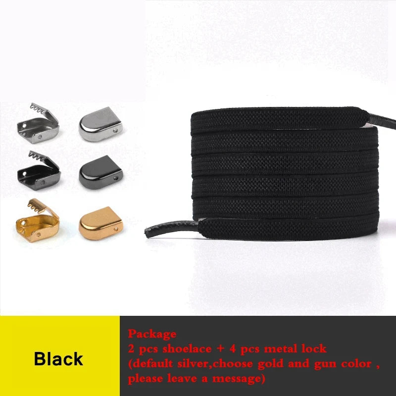 Quality Smile No Tie Shoelaces Elastic Sneaker Shoe Laces Outdoor Leisure Flat Shoelace Kids Adult Quick Laces Drop Shipping