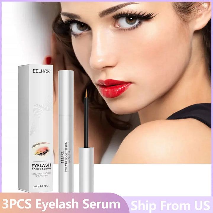 EELHOE Mascara Moisturizes Eyelashes Promotes The Growth of Eyelashes Root of The EyelashesEyebrows Black Curl Dense Mascara